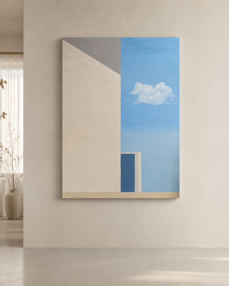 The Shape of Stillness XIII Wall and Cloud