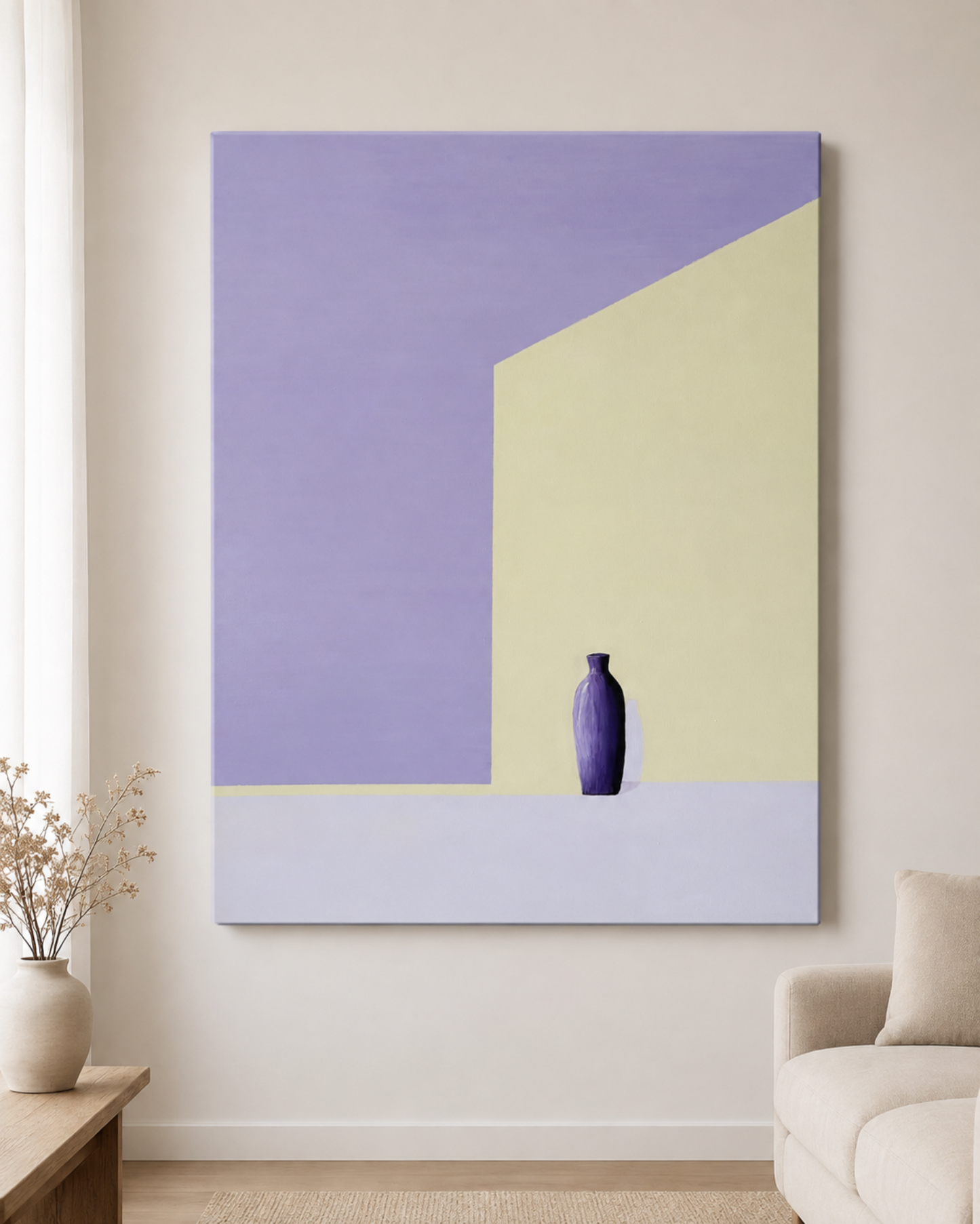 The Shape of Stillness XII Lilac Light